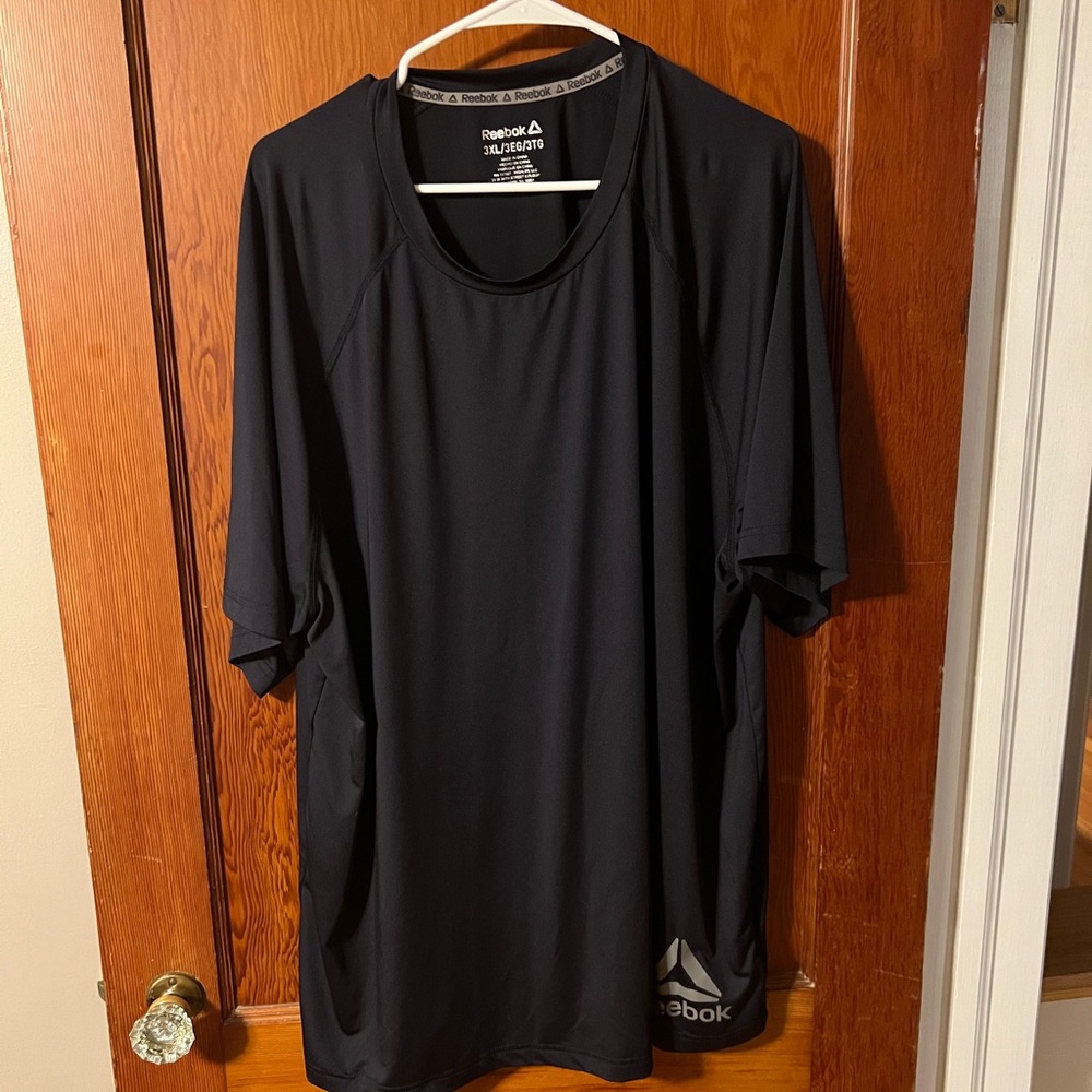 Men’s navy blue Reebok moisture wicking performance tee-3X